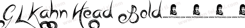 GL Kahn Head Bold字体转换